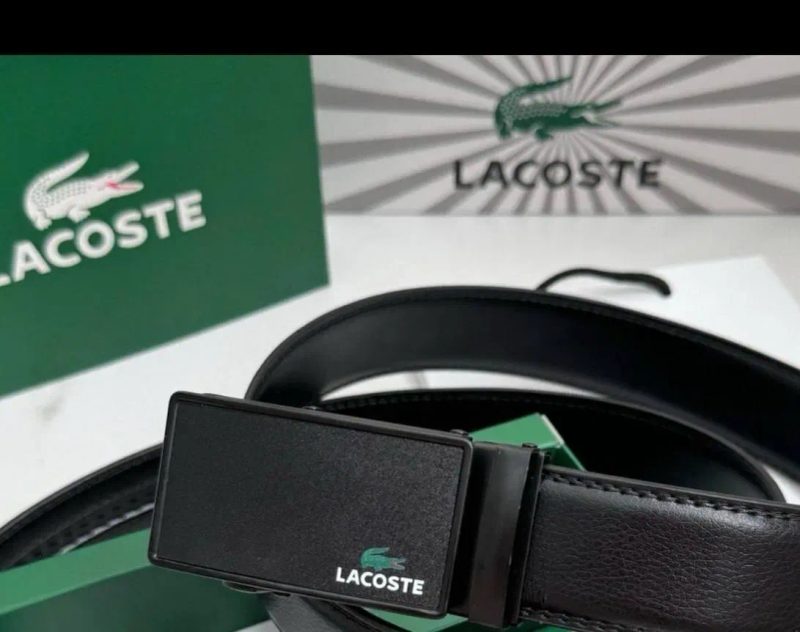 Lacoste ОРИГИНАЛ ремень Лакосте ремінь пояс ремінець двусторонний — фото 3