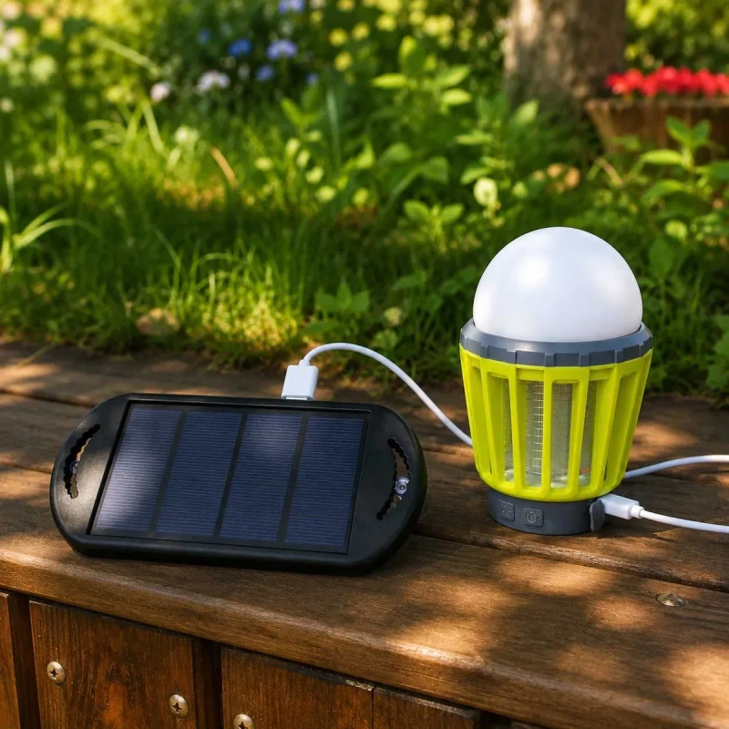Лампа від комарів акумуляторна LED 2000mAh мухоловка фумігатор ліхтар кемпінговий знищувач комах нічник інсектицидна лампа антимоскінта лампа фумигато — фото 6