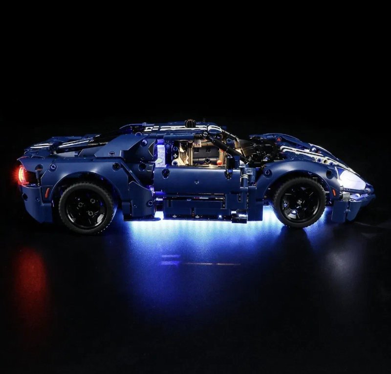 LED-підсвітка для конструкторів Technic McLaren P1 / Ford GT — фото 2