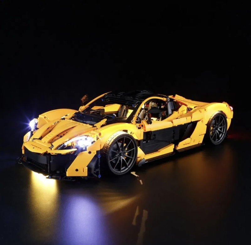 LED-підсвітка для конструкторів Technic McLaren P1 / Ford GT — фото 5
