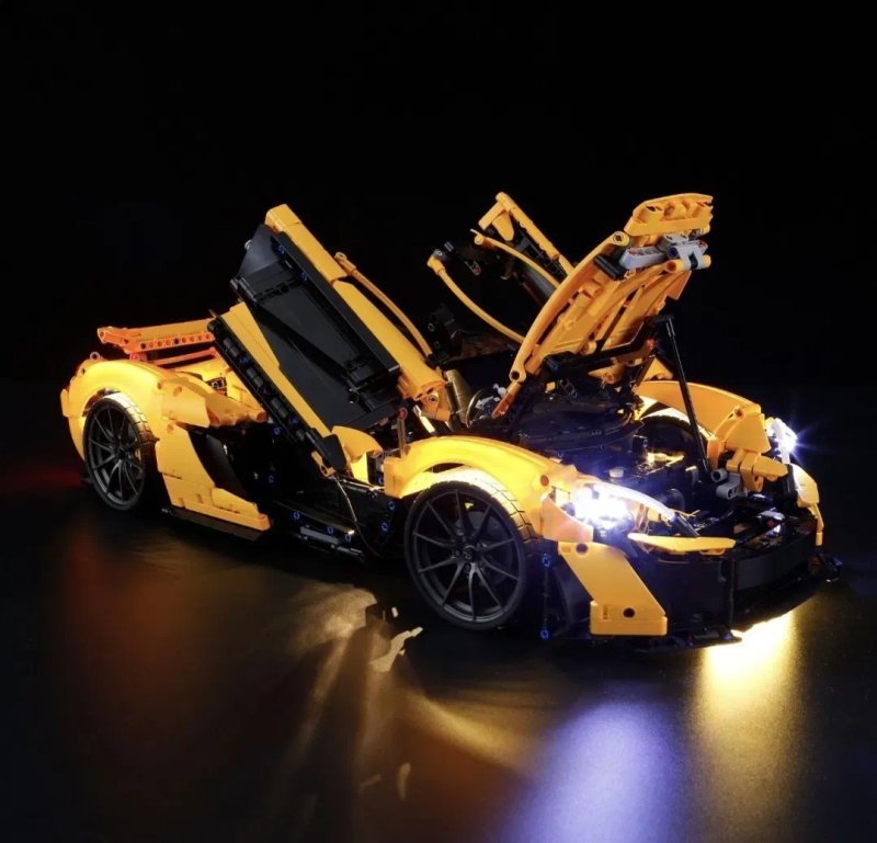 LED-підсвітка для конструкторів Technic McLaren P1 / Ford GT — фото 6