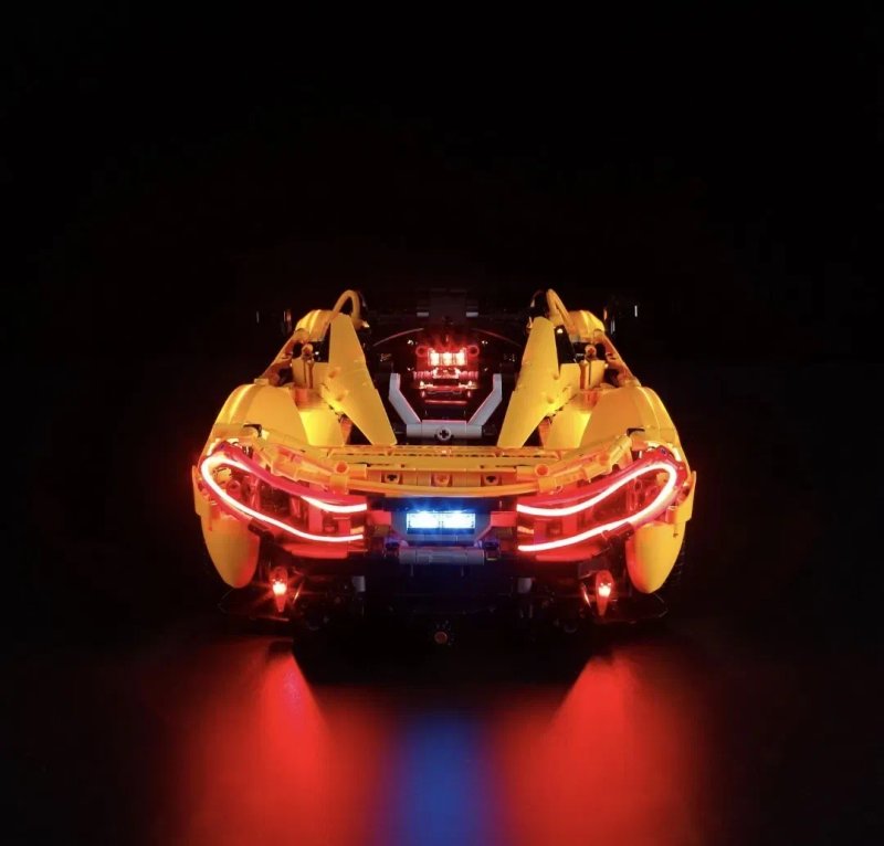 LED-підсвітка для конструкторів Technic McLaren P1 / Ford GT — фото 7