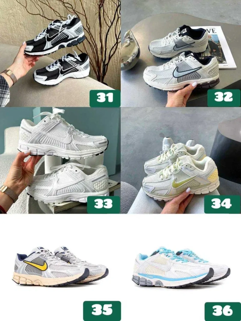 ‼️ЛЕГКІ ТА ЗРУЧНІ Кросівки Nike Zoom Vomero / Roam | Унісекс | Розміри 36 - 45 | Відкрита сітка‼️ — фото 7