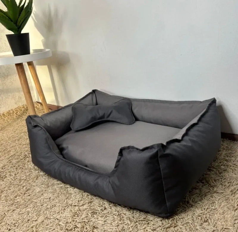 Лежанка лежак для котів і собак | М'яка лежанка з бортиками | XS-XXL — фото 3
