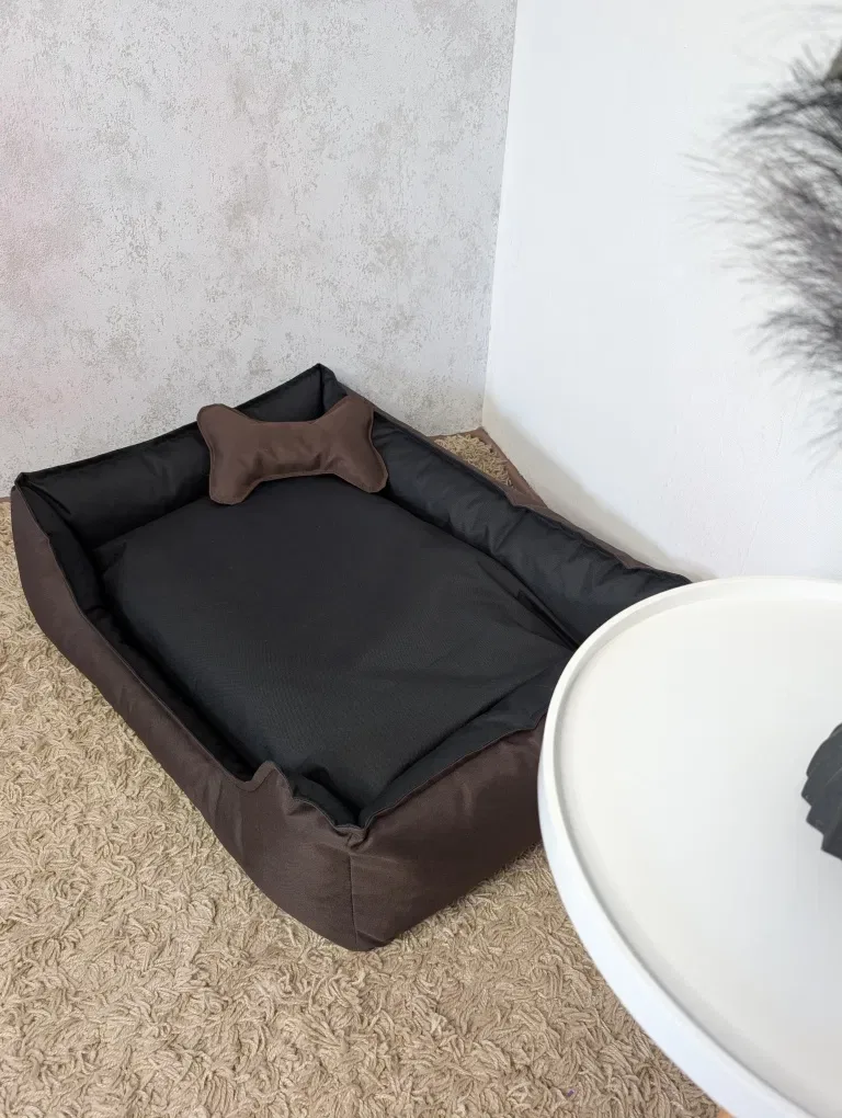 Лежанка лежак для котів і собак | М'яка лежанка з бортиками | XS-XXL — фото 7