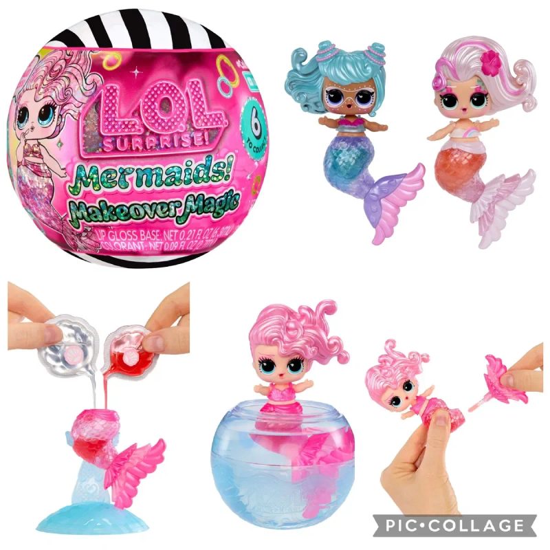 Lol mermaids лол ball русалка шар куля фея bears ведмедики mermaid makeover fairies мішки beads lil baby powerpuff сестричка crayola феї fairy капсула — фото 2