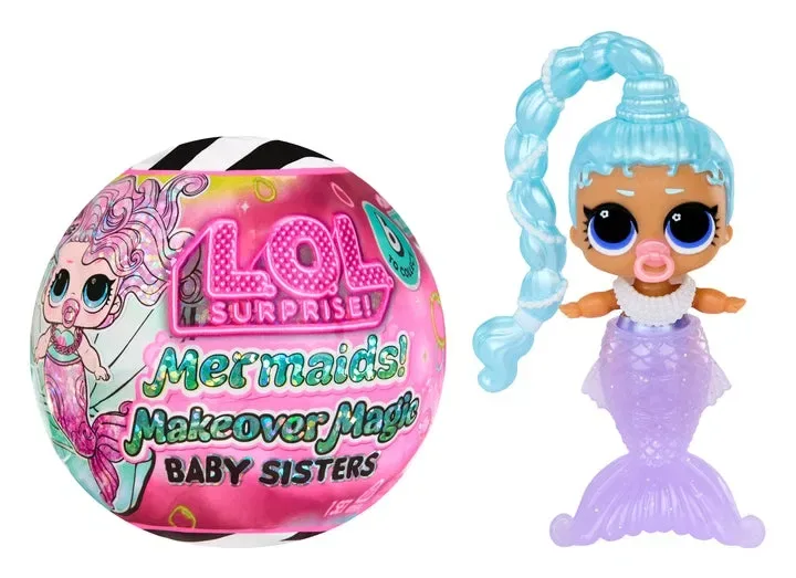 Lol mermaids лол ball русалка шар куля фея bears ведмедики mermaid makeover fairies мішки beads lil baby powerpuff сестричка crayola феї fairy капсула — фото 3