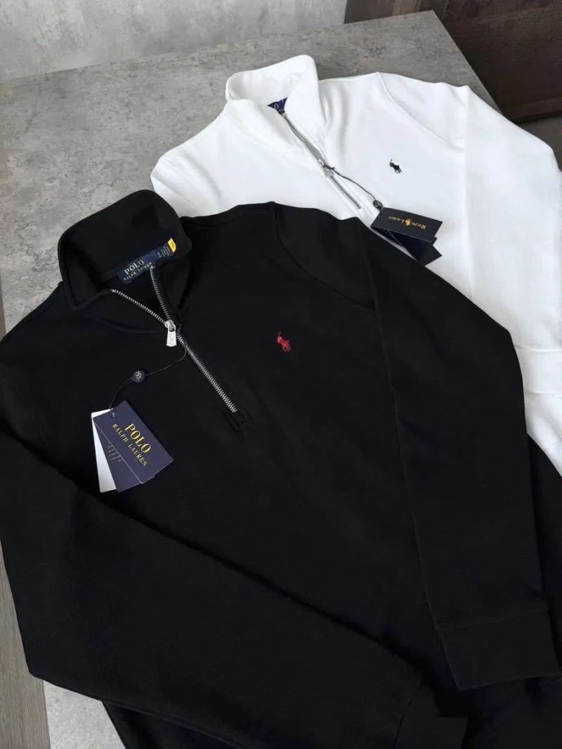 ‼️LUX‼️БЕЗ ПРЕДОПЛАТ‼️Мужская кофта зип свитшот поло polo Ralph Lauren | свитшот поло | кофта Polo | 1/3 поло Ральф | polo Ralph Lauren | свитшот | — фото 5