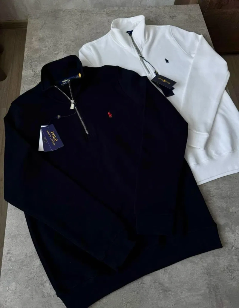‼️LUX‼️БЕЗ ПРЕДОПЛАТ‼️Мужская кофта зип свитшот поло polo Ralph Lauren | свитшот поло | кофта Polo | 1/3 поло Ральф | polo Ralph Lauren | свитшот | — фото 6