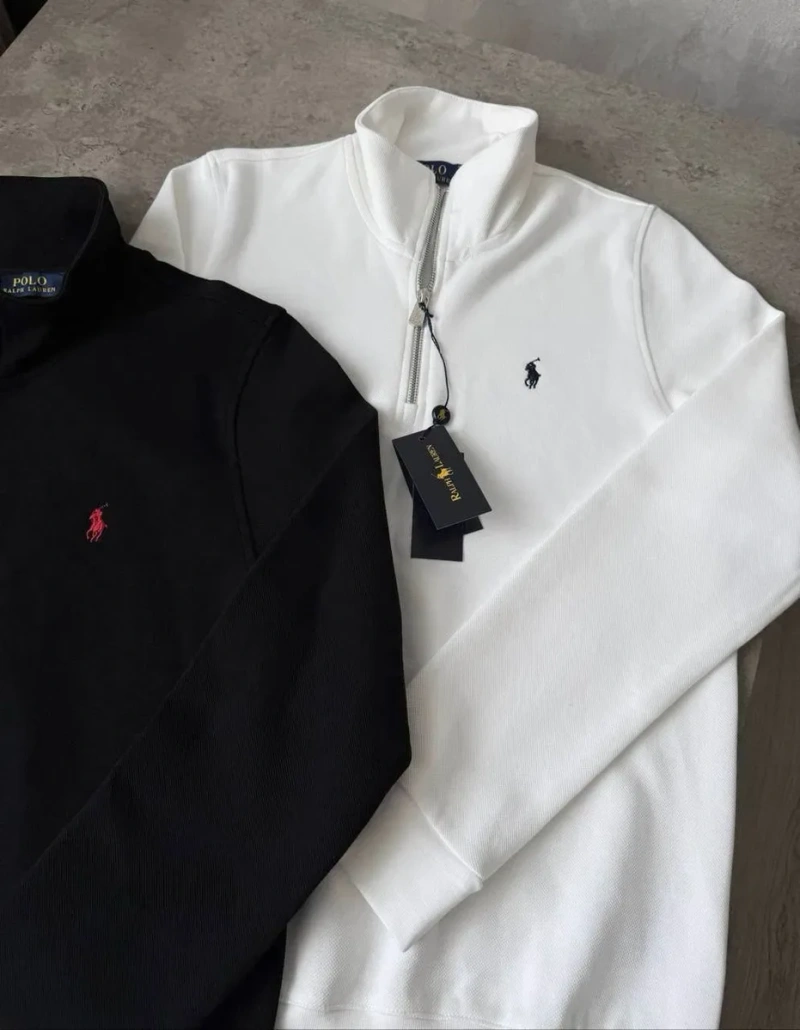 ‼️LUX‼️БЕЗ ПРЕДОПЛАТ‼️Мужская кофта зип свитшот поло polo Ralph Lauren | свитшот поло | кофта Polo | 1/3 поло Ральф | polo Ralph Lauren | свитшот | — фото 7