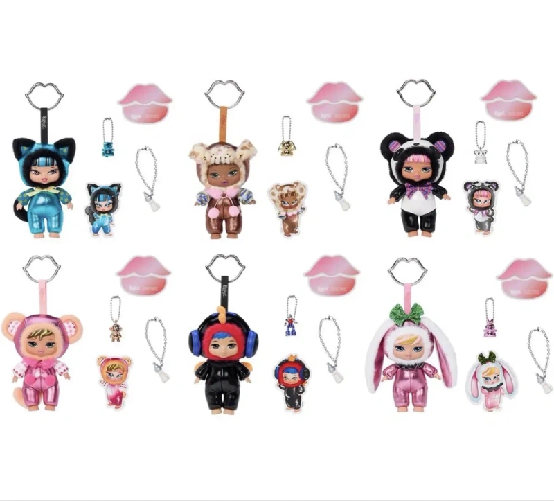 Ляльки Братц  плюшеві брелки Bratz Bratziez Tokyo a Go-Go Seriez Plush Blind Box — фото 6