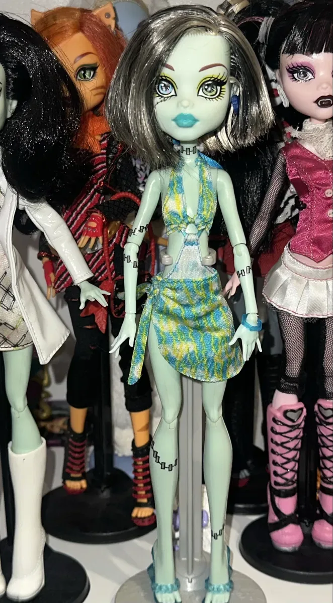 Ляльки Monster High Монстер Хай  Лагуна Блю,Кійомі,Кетті Нуар,Клео,Френкі,Скара Скрімс — фото 8