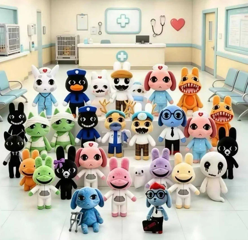 М'яка іграшка Енімал Хоспітал Лікарня для тварин Animal Hospital Roblox 25 см — фото 4