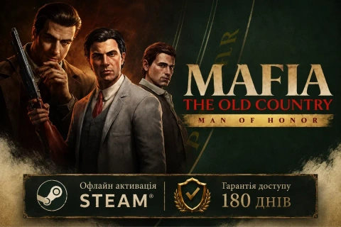 Mafia: The Old Country + DLC Man of Honor Офлайн активація Steam на PC