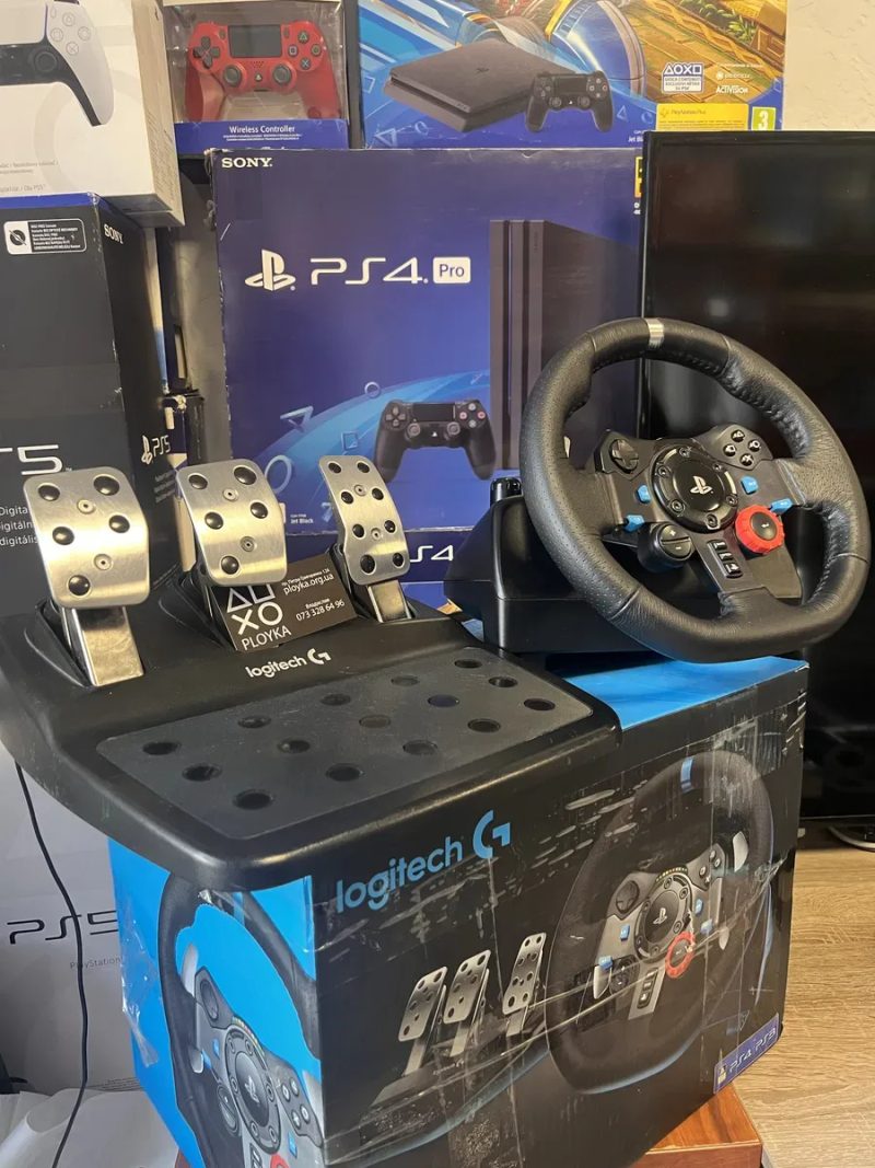 Магазин!Ігровий руль Logitech G29 Driving Force. — фото 3