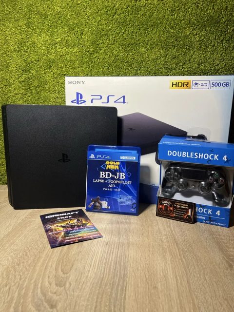 Магазин! PlayStation 4 Slim 1TB GoldHen + 25 ігор, новий джойстик, гарантія 6 міс