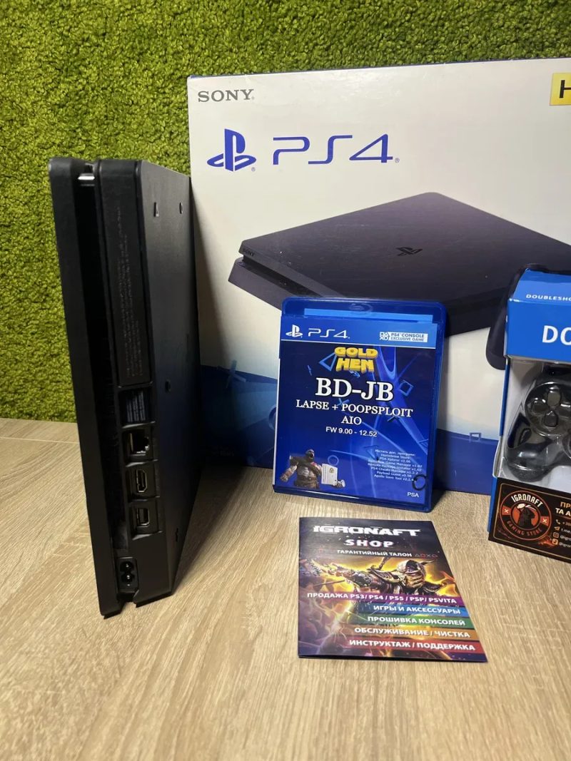 Магазин! PlayStation 4  Slim 1TB GoldHen + 25 ігор, новий джойстик, гарантія 6 міс — фото 2