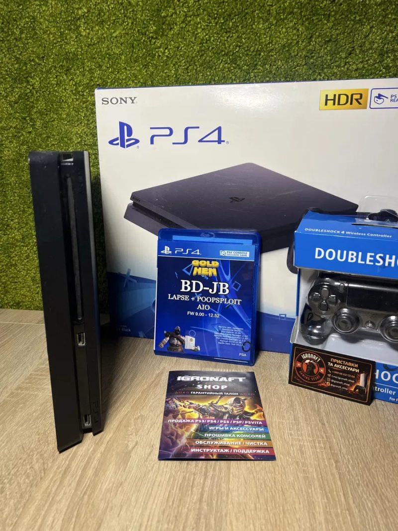 Магазин! PlayStation 4  Slim 1TB GoldHen + 25 ігор, новий джойстик, гарантія 6 міс — фото 3
