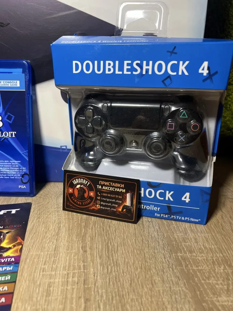 Магазин! PlayStation 4  Slim 1TB GoldHen + 25 ігор, новий джойстик, гарантія 6 міс — фото 4