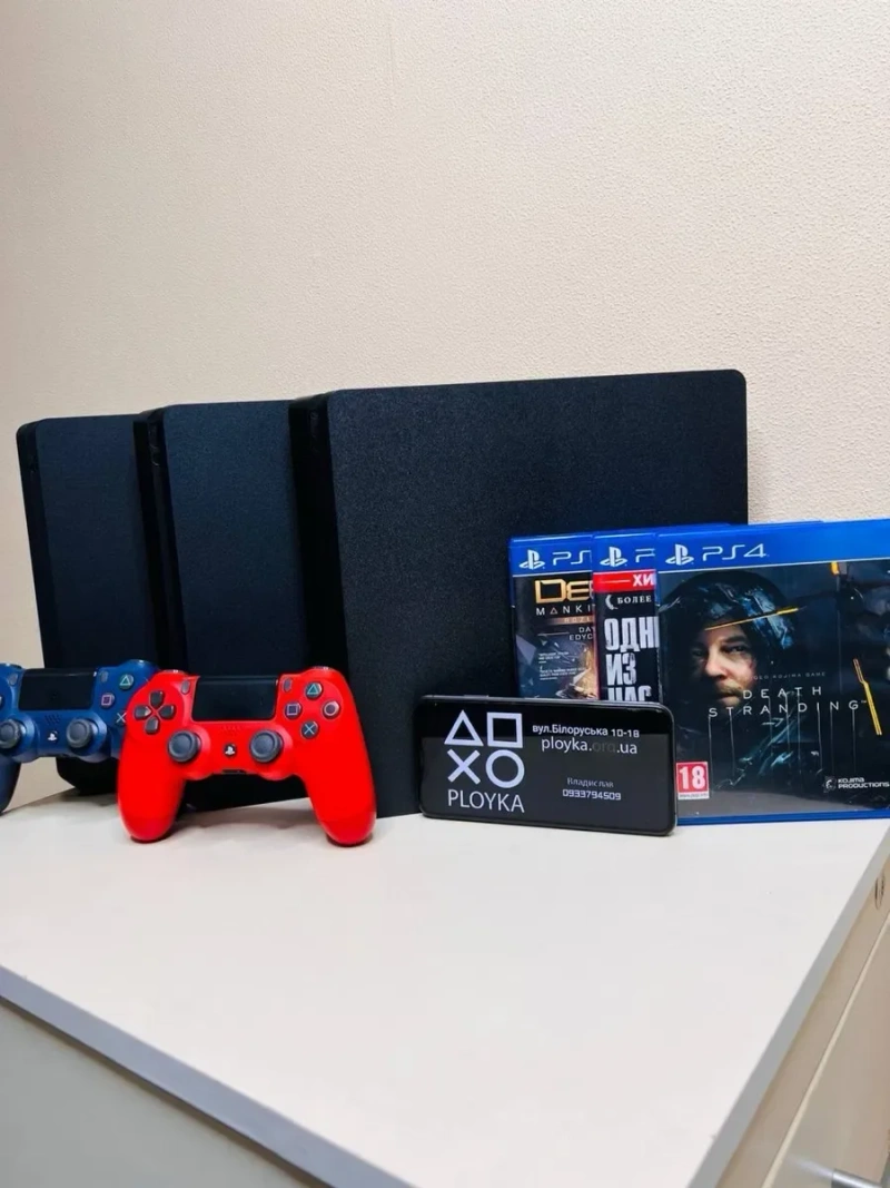 Магазин PS 4 Slim 500 gb +100 ігор — фото 3