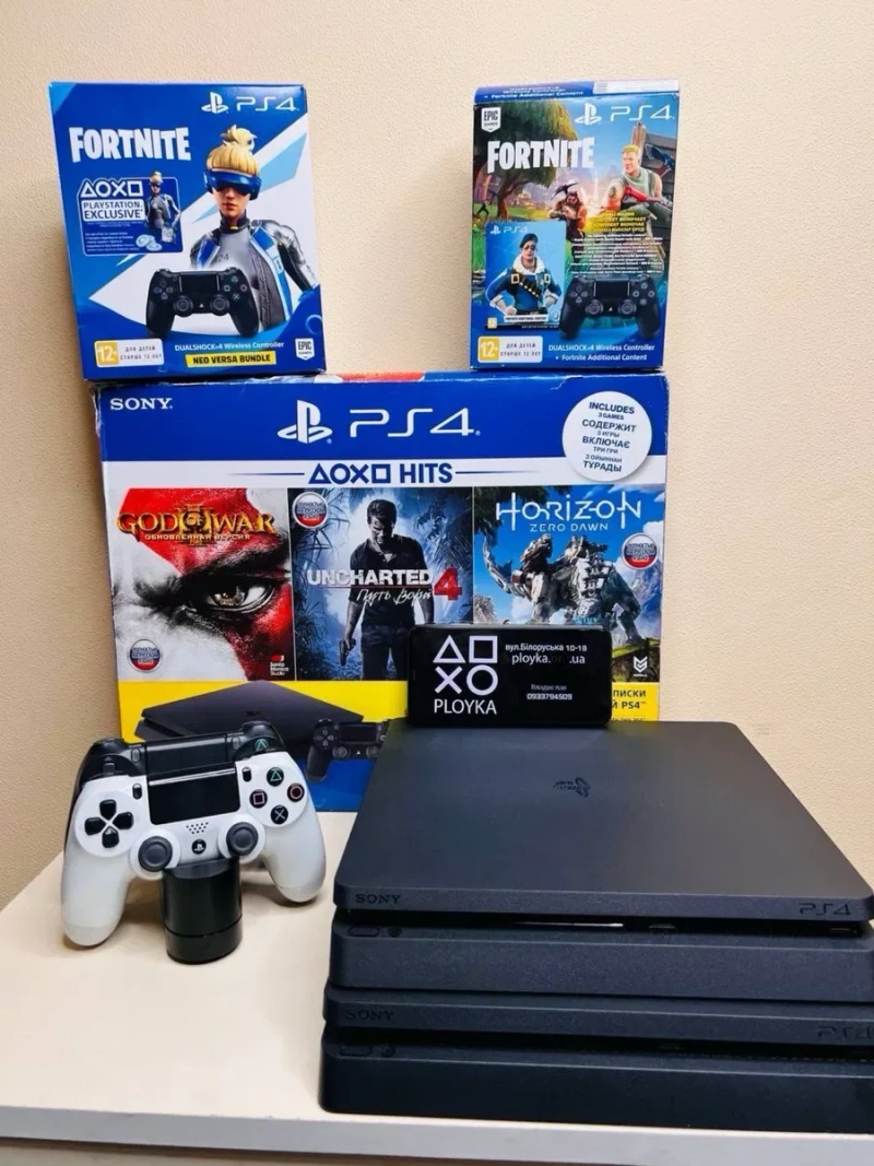 Магазин PS 4 Slim 500 gb +100 ігор — фото 4