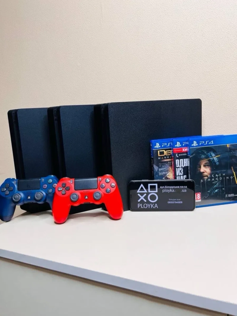 Магазин PS 4 Slim 500 gb +100 ігор — фото 5