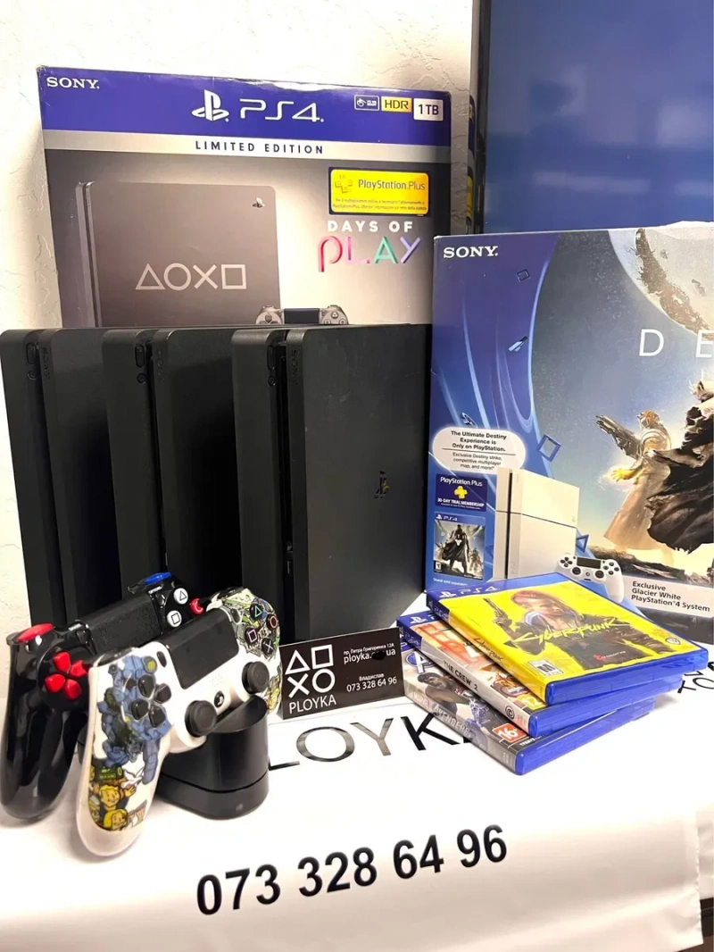 Магазин! Sony PlayStation 4 500gb+120 ігор на аккаунті — фото 3