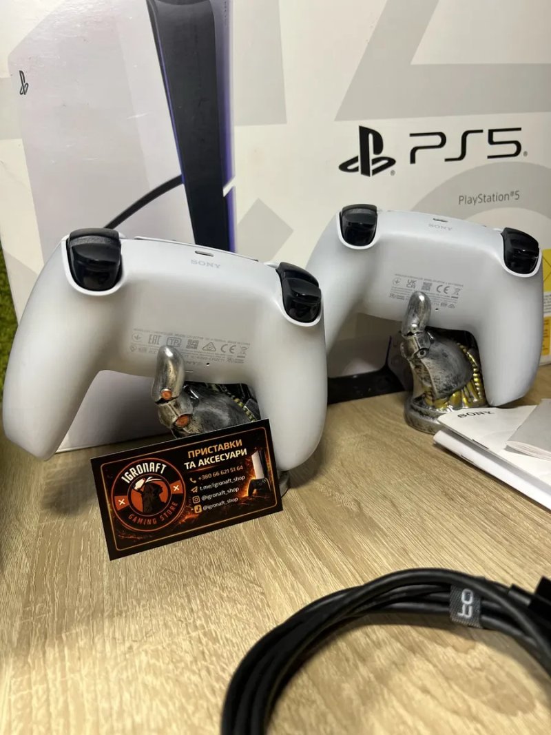 Магазин! Sony PlayStation 5 Slim Blu-ray 1TB White Б/y + DualSense — фото 6