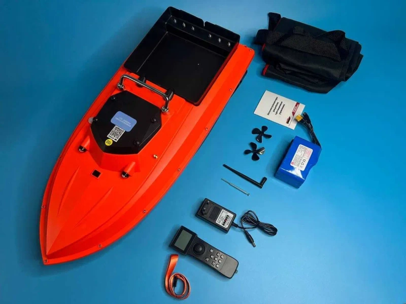 46800 mAh Карповый кораблик для рыбалки D80B(E)GPS 99 точек  Автопилот Рибацький прикормочний Короповий — фото 3