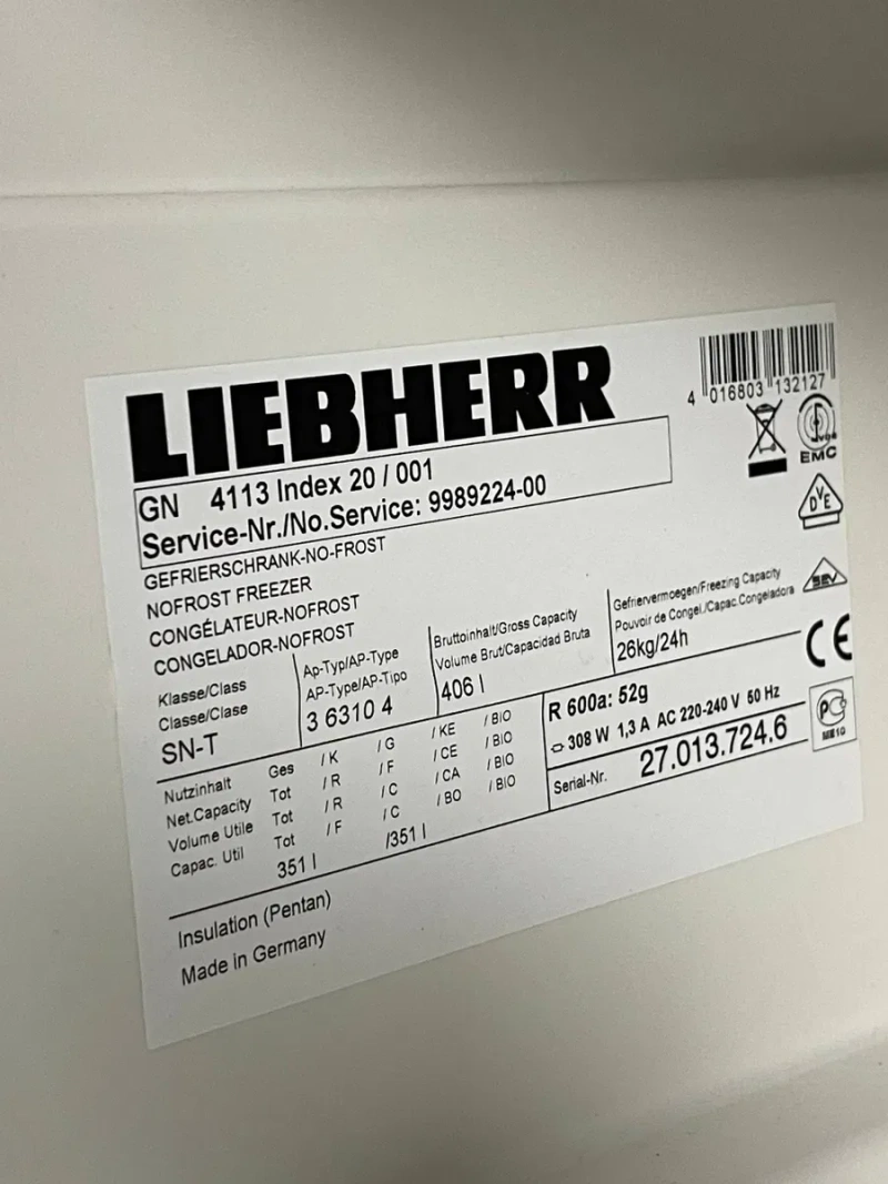 Макс.Топ Морозильне камера Liebherr GN 4113 Comfort NoFrost DynaCool SuperFrost — фото 8