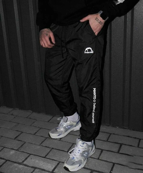 MANTO GoreTex Черные Штаны // Нейлонові Штани МАНТО гортекс // XS S M L XL XXL