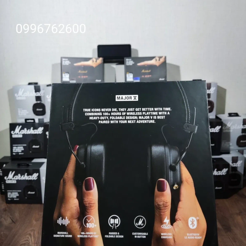 Marshall Major 5 ПРЕМІУМ якість/ бездротові навушники/ Маршал — фото 4