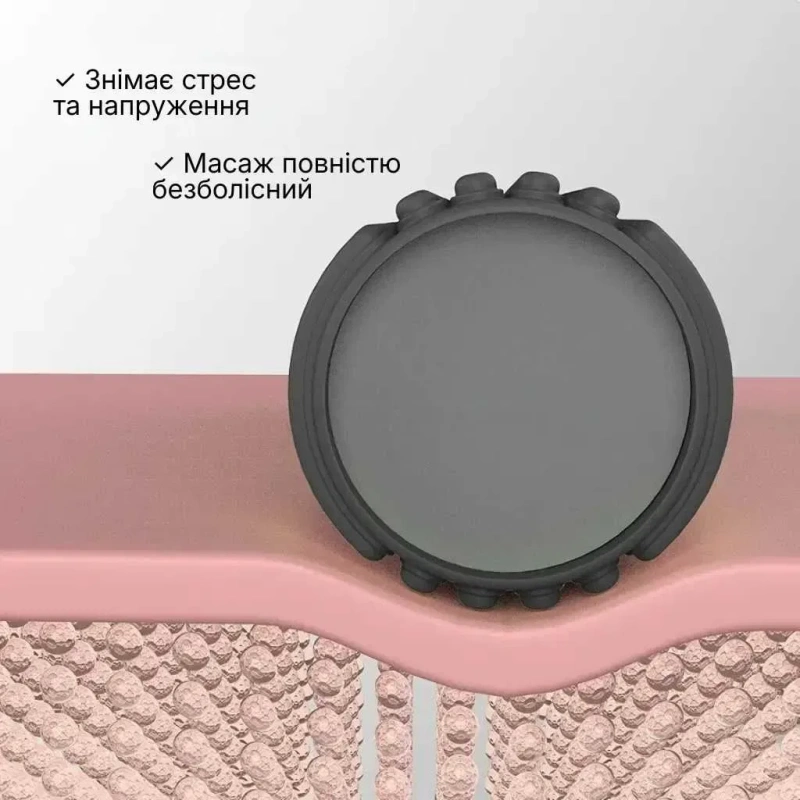 Масажний ролик WCG K3 Premium Foam Roller 42 см, чорний, 3D рельєф, EVA, до 200 кг — фото 5
