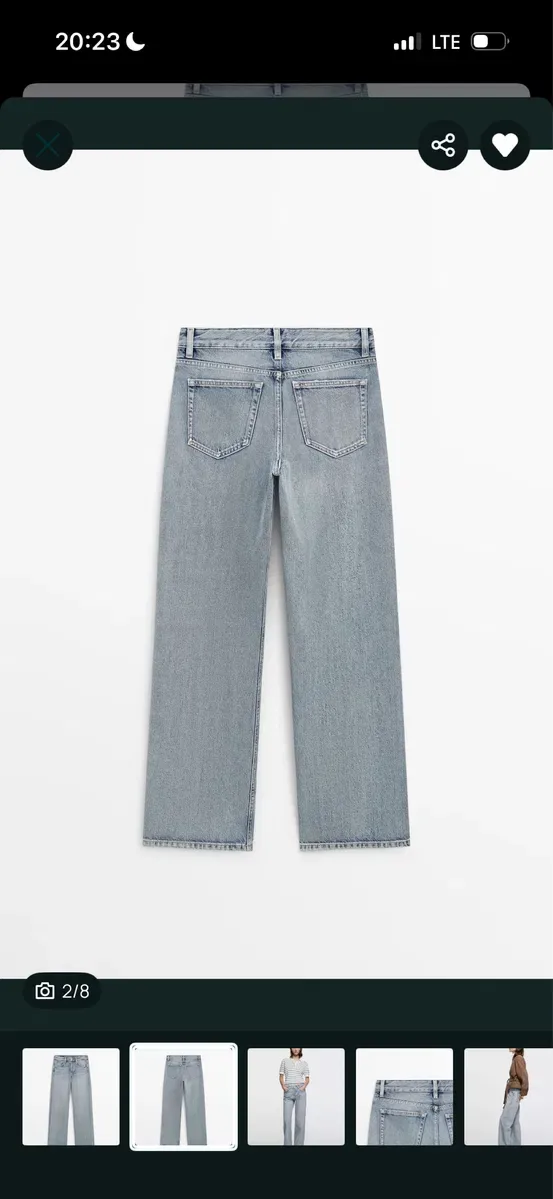 Massimo dutti 34 xs джинси wide leg — фото 4