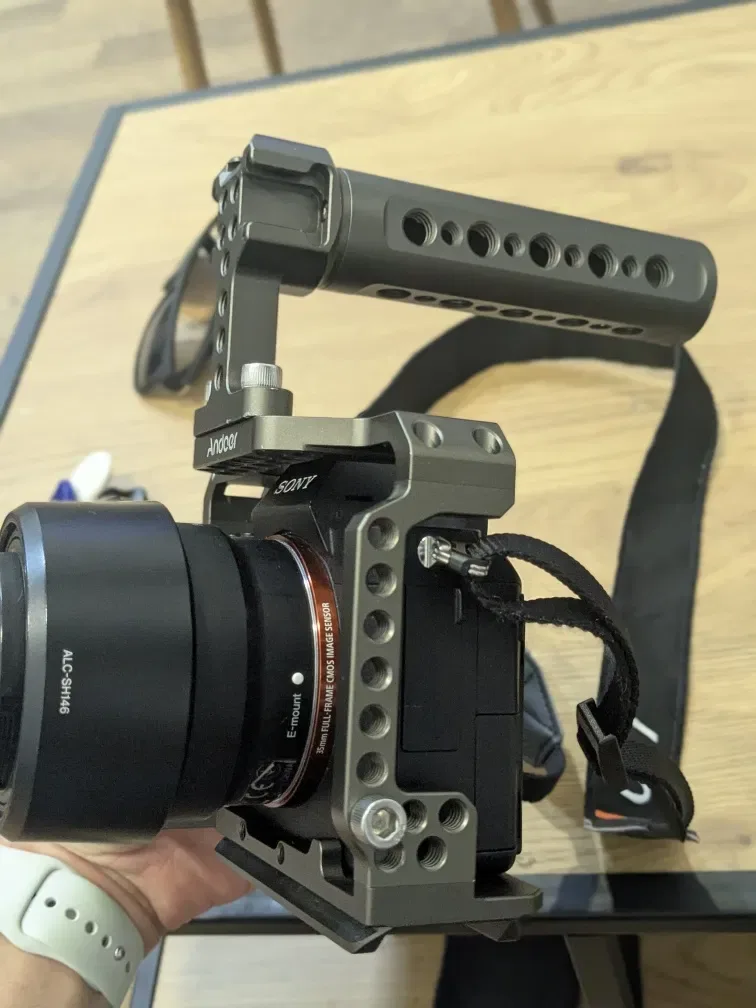 Металева клітка з ручкою Andoer для Sony A7 III — фото 2