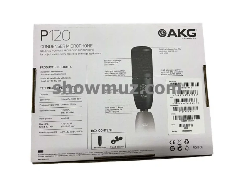 Мікрофон AKG P120 НОВИЙ в наявності — фото 6