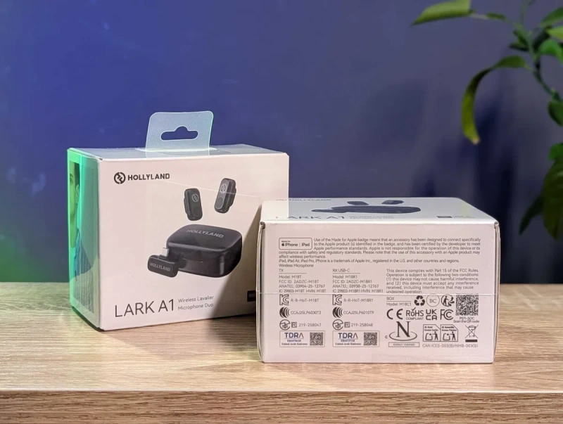 Мікрофонна радіосистема • Hollyland Lark A1 Duo USB-C • Гарантія! — фото 3