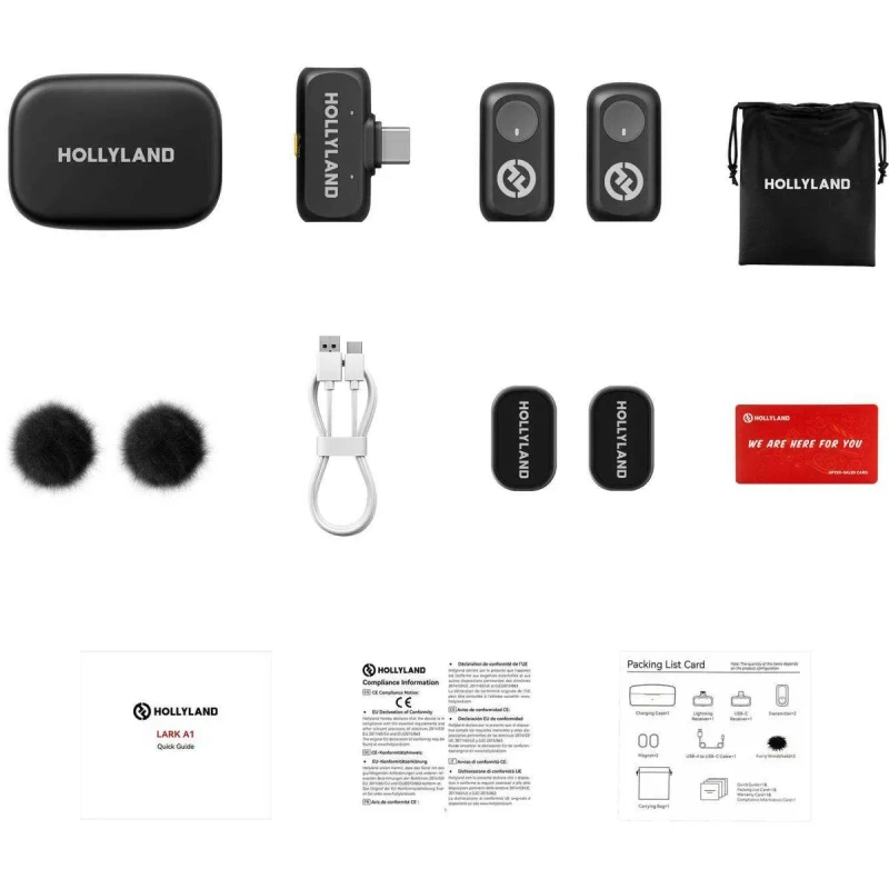 Мікрофонна радіосистема • Hollyland Lark A1 Duo USB-C • Гарантія! — фото 6