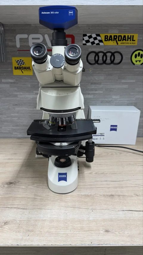 Мікроскоп Carl Zeiss Axioskop 2 Plus + камера Axiocam 305 color