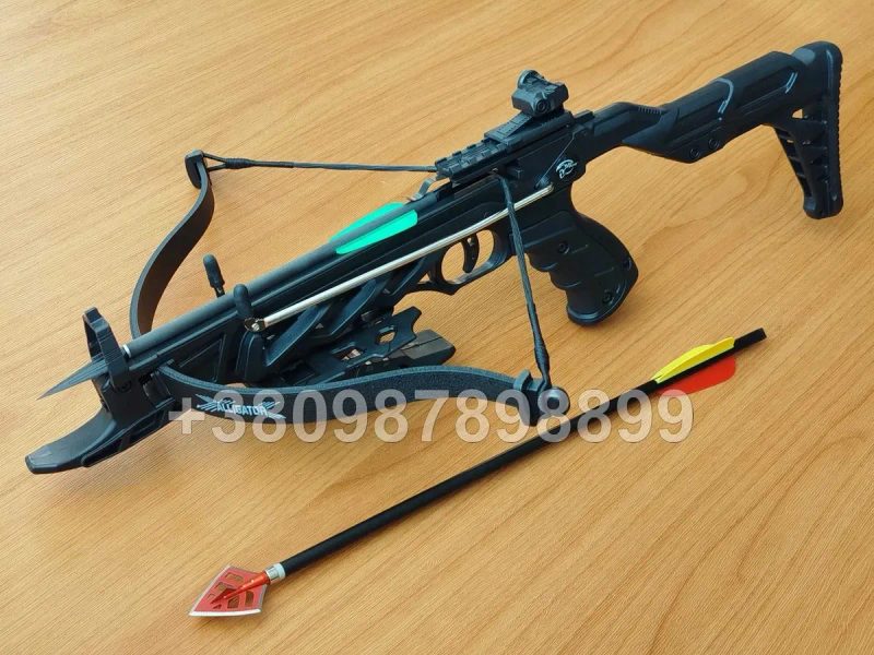 Мини арбалет для охоты Мощный охотничий арбалет Man Kung TCS2 — фото 3
