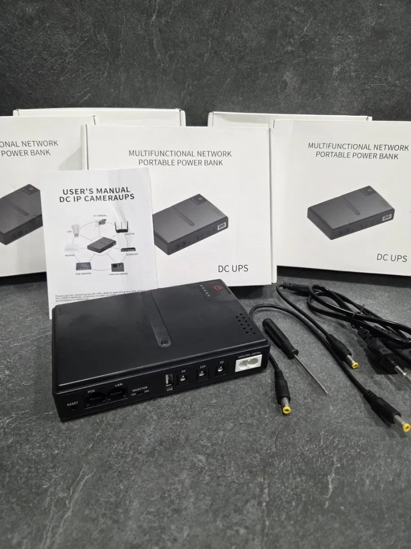 Міні УПС ДБЖ повербанк для роутера UPS DC1018L 5V/9V/12V — фото 4
