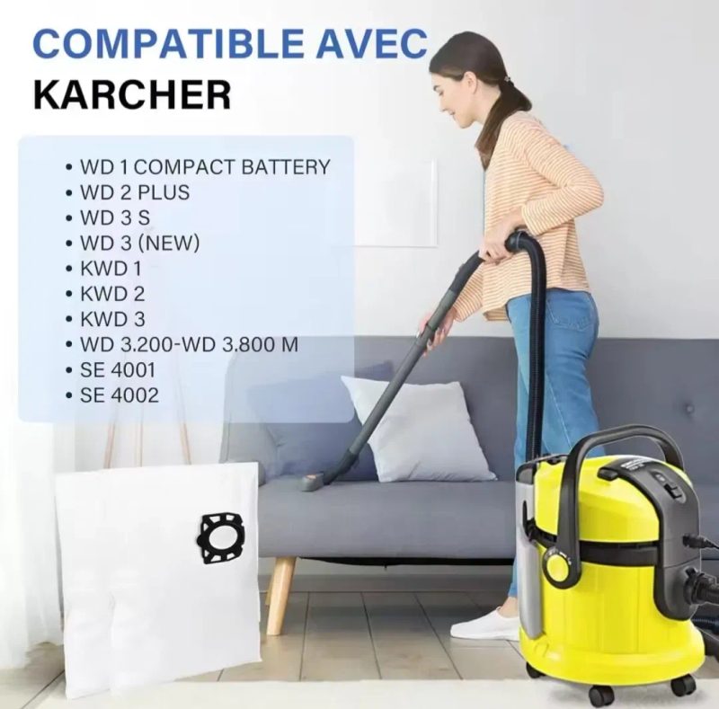 Мішки  фільтр мішок для пилососа Karcher WD3 Мешок мешки для пылесоса WD3 — фото 6
