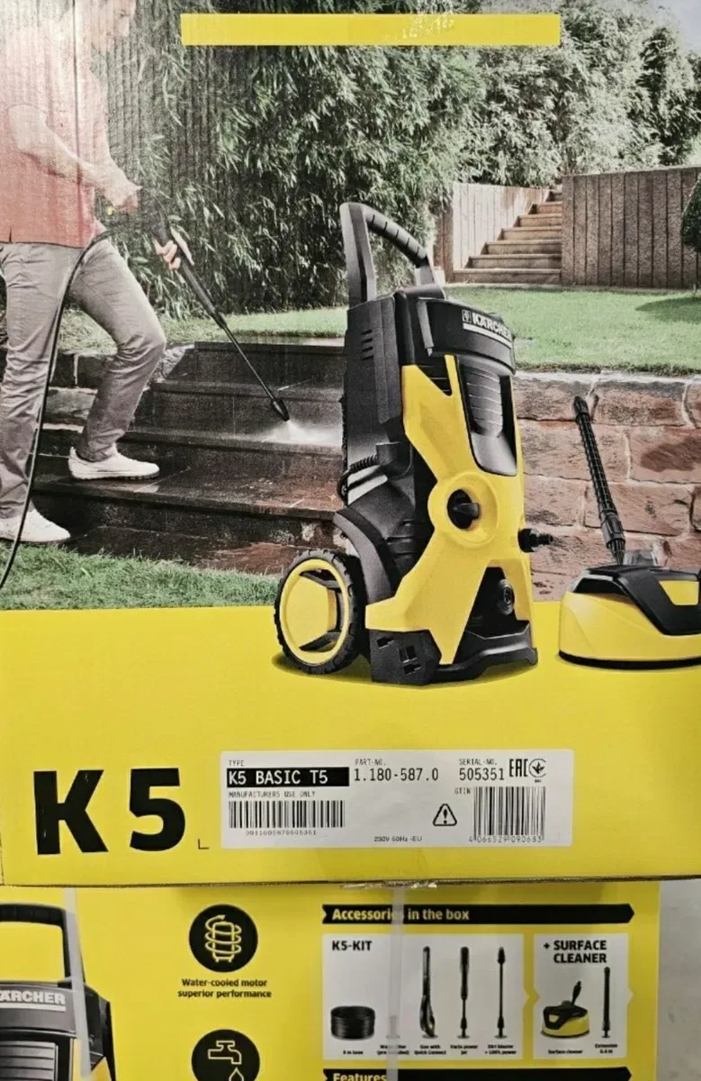 Мийка Karcher K5 Basic з Щіткою T5 Італія Нова мойка 1.180-587.0 — фото 5