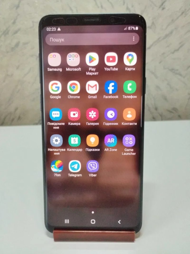 Мобильный телефон смартфон Samsung S9 Plus , NFC, 6/64гб, достойное состояние — фото 2