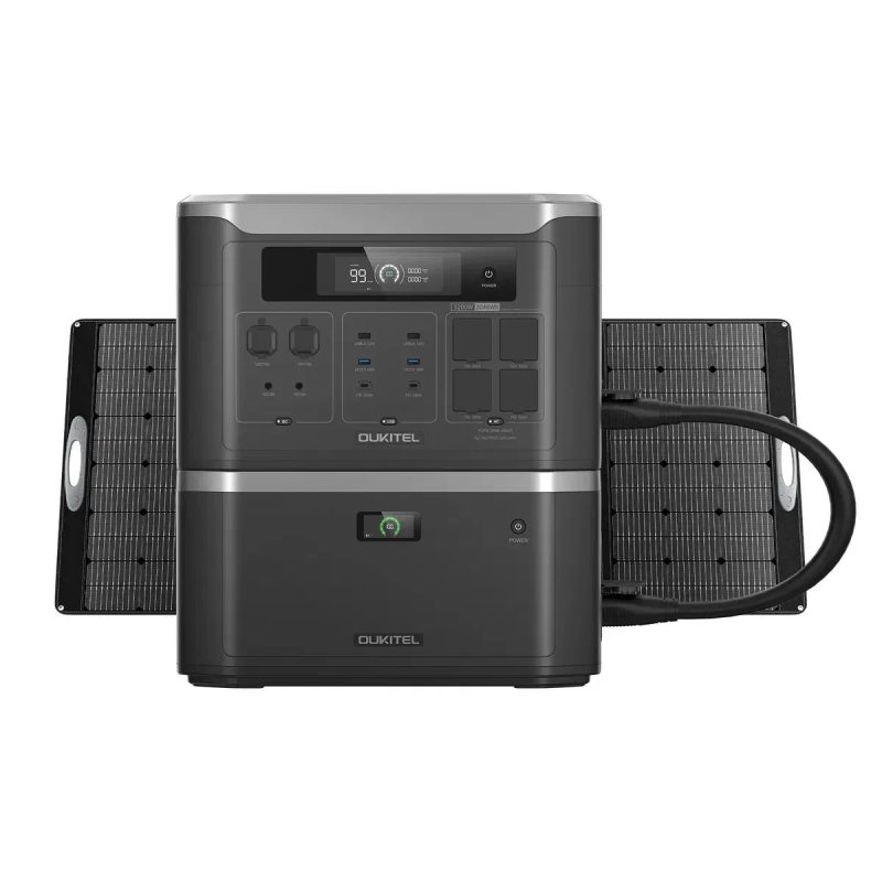Модульна зарядна станція OUKITEL BP3000+B2000L Місткість 4096Wh, Потужність 3200W (є режим 6400W) Нові, Гарантія, Наявність, Наші розетки. — фото 3