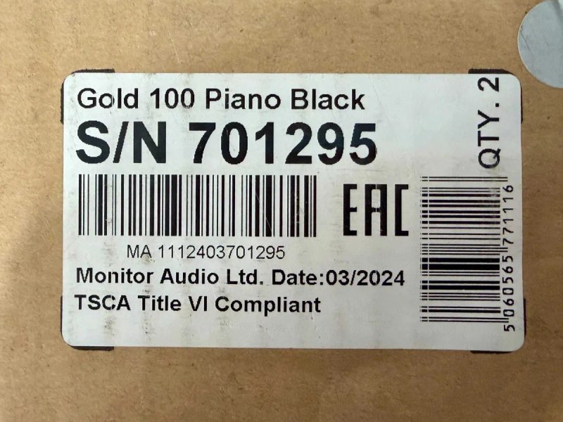 Monitor Audio Gold 100 5G — технологии Platinum в компактном мониторе, Piano Black | пара, родная коробка, как новые — фото 8