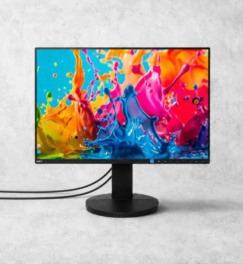 Монітор безрамковий 24" NEC MultiSync EA245WMi-2 1920х1200 16:10 IPS 8 bit sRGB 100% динаміки 2×1W + гаратнія 12 місяців (є кількість) — фото 2