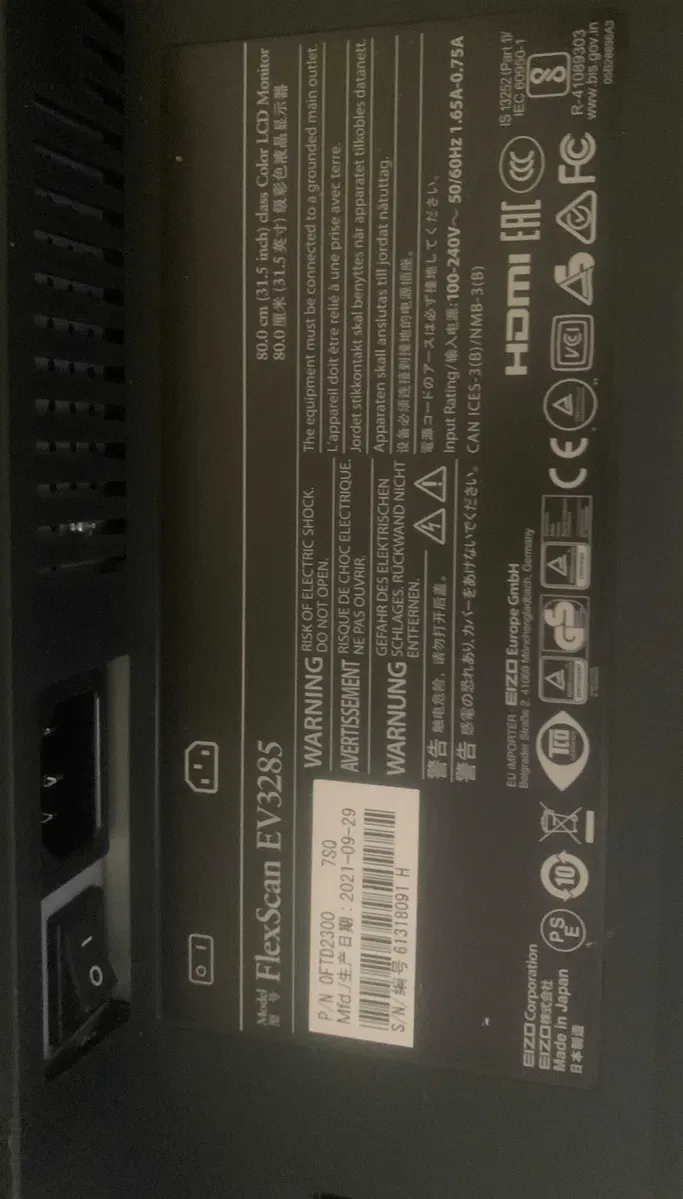 Монітор EIZO EV3285 32" 4K IPS USB-C | Професійний монітор — фото 3