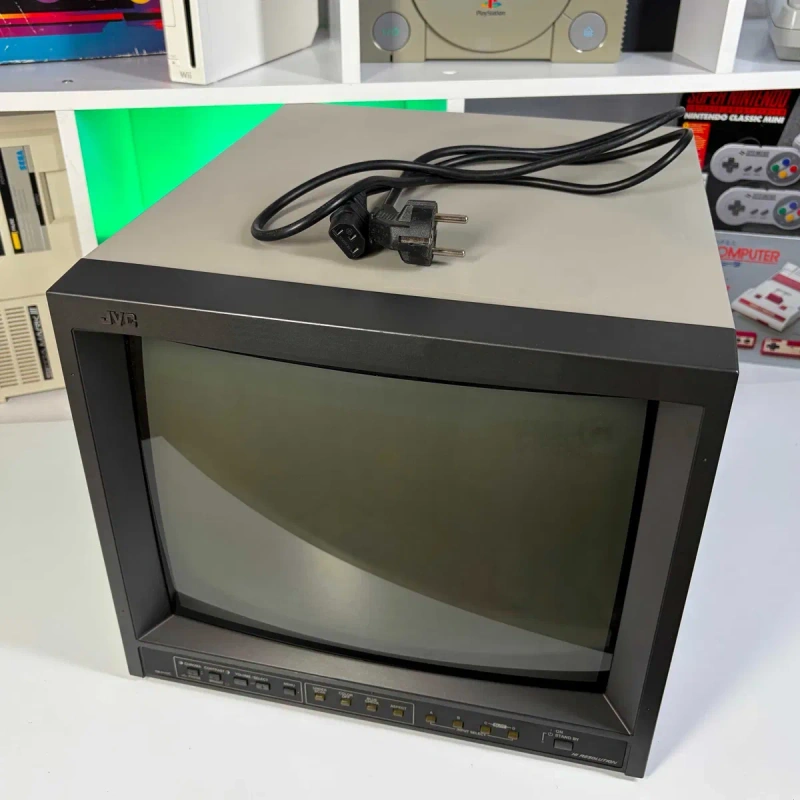 Монітор JVC TM-H150CG CRT Професійний Cтудійний 15" Б/У Телевізор ЖВС для ретро консоль — фото 2