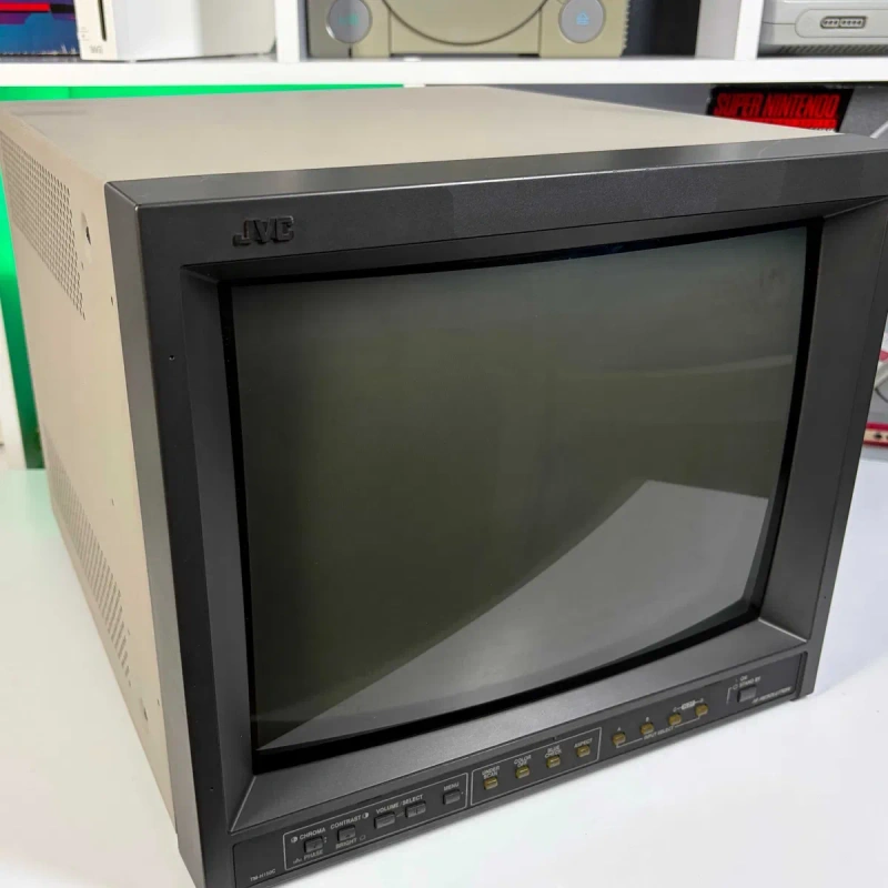 Монітор JVC TM-H150CG CRT Професійний Cтудійний 15" Б/У Телевізор ЖВС для ретро консоль — фото 3